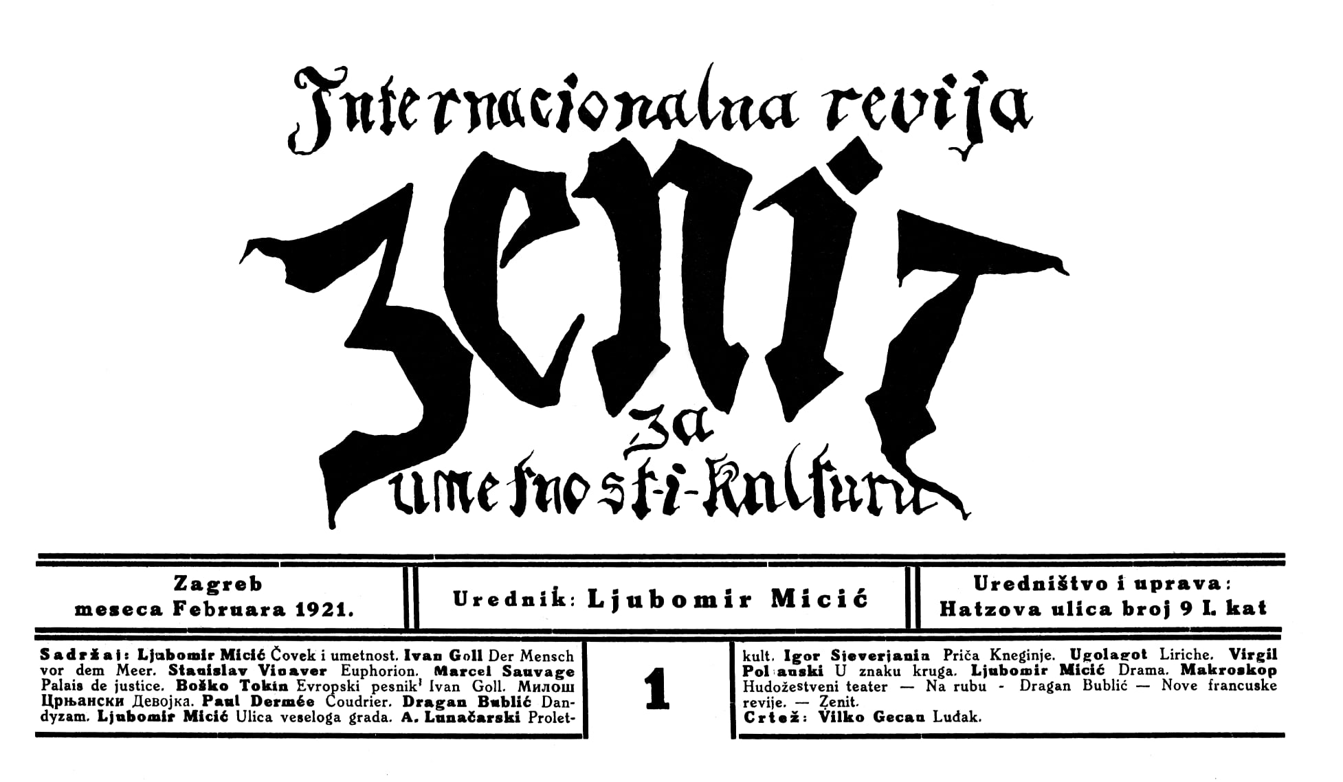 Obilježavanje stogodišnjice časopisa "Zenit"