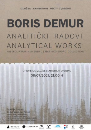 Otvorenje izložbe "Boris Demur – Analtički radovi. Kolekcija Marinko Sudac"