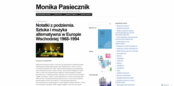 Notatki z podziemia. Sztuka i muzyka alternatywna w Europie Wschodniej 1968-1994