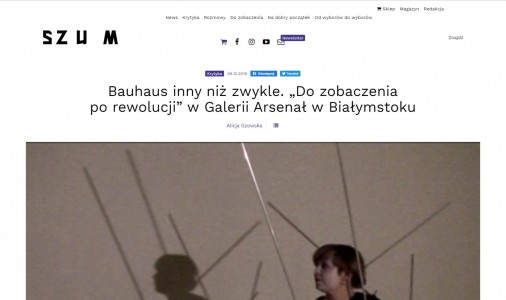 Bauhaus inny niż zwykle. „Do zobaczenia po rewolucji” w Galerii Arsenał w Białymstoku