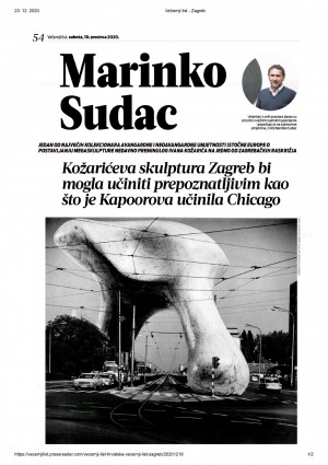 INTERVJU | Marinko Sudac – Kožarićeva skulptura Zagreb bi mogla učiniti prepoznatljivim kao što je Kapoorova učinila Chicago